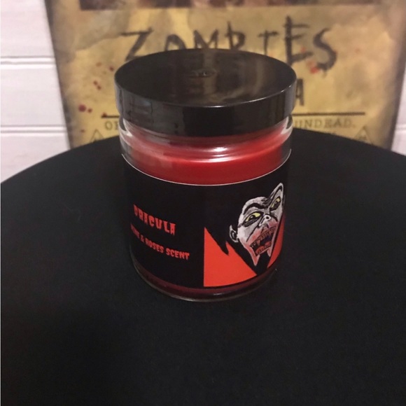 9 Ounce Handcrafted Dracula Candle. Fantasy, Horror, And Sci-fi. Halloween. - Picture 3 of 5
